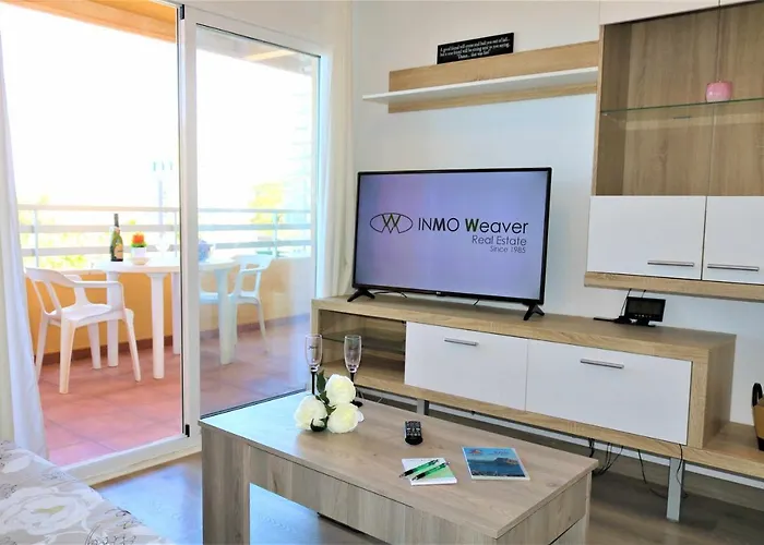 56c Vora Vistas Al Mar, Parking Y Wifi Lägenhet *